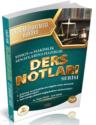 Savaş Yayınevi Hukal HMGS - Hakimlik Ceza Muhakemesi Hukuku Ders Notla