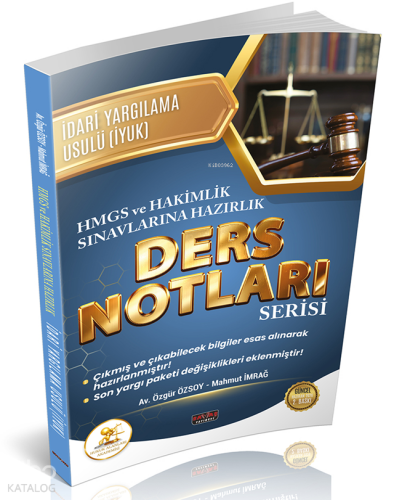 Savaş Yayınevi Hukal HMGS-Hakimlik İdari Yargılama Hukuku Ders Notları