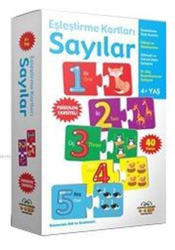 Sayılar - Eşleştirme Kartları (4+ Yaş)