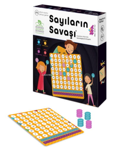 Sayıların Savaşı Zeka ve Akıl Oyunu 7+ Yaş 2 Oyuncu