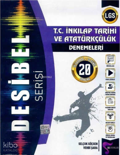 Ses Yayınları 8. Sınıf LGS T. C. İnkılap Tarihi ve Atatürkçülük Desibel Serisi 20 Deneme
