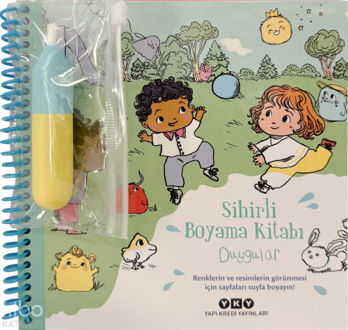 Sihirli Boyama Kitabı - Duygular (Ciltli)