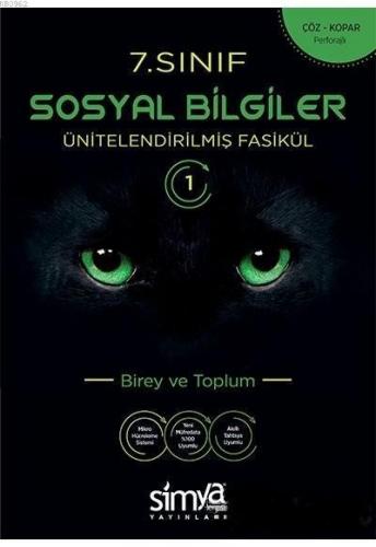 Simya Dergisi Yayınları 7. Sınıf Sosyal Bilgiler Konu Özetli Soru Fasikülleri 7 li Simya Dergisi