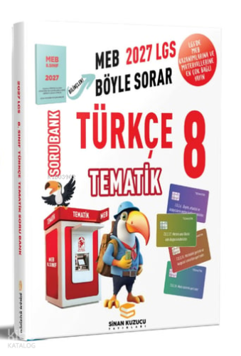 Sinan Kuzucu 8. Sınıf LGS Tematik Türkçe Soru Bankası
