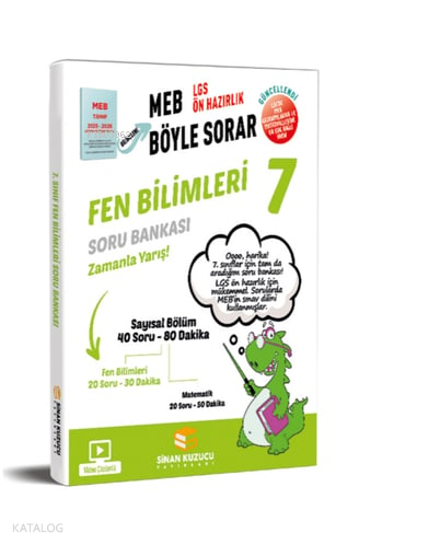 Sinan Kuzucu Yayınları 7. Sınıf Fen Bilimleri Soru Bankası