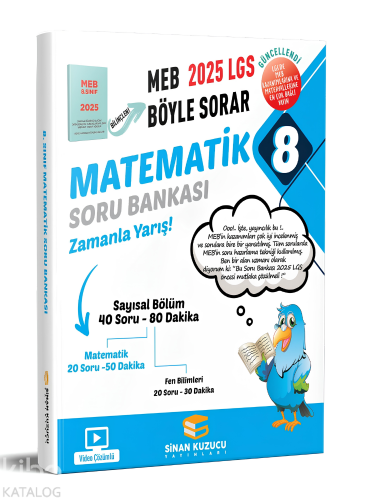 Sinan Kuzucu Yayınları 8. Sınıf Matematik Soru Bankası