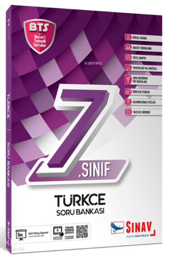 Sınav 7. Sınıf Türkçe Soru Bankası