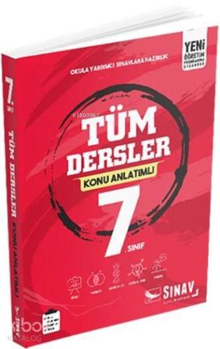 Sınav Dergisi Yayınları 7. Sınıf Tüm Dersler Konu Anlatımlı Sınav Derg