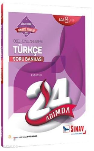 Sınav Dergisi Yayınları 8. Sınıf LGS Türkçe 24 Adımda Özel Konu Anlatı