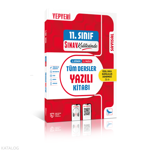 Sınav Kalitesinde 11. Sınıf Sayısal Tüm Dersler 1. Dönem 2. Yazılı Kit