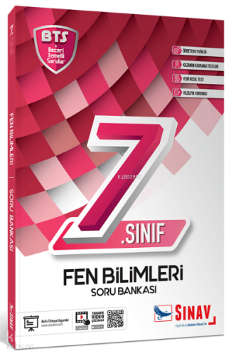 Sınav Sınav 7 Sınıf Fen Ve Teknoloji Soru Bankası (Bts) 7.SINIF