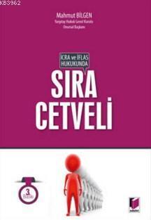 Sıra Cetveli; İcra Ve İflas Hukunda