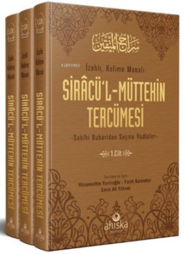 Siracül Müttekin Tercümesi - 3 Cilt Takım