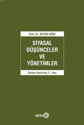 Siyasal Düşünceler ve Yönetimler