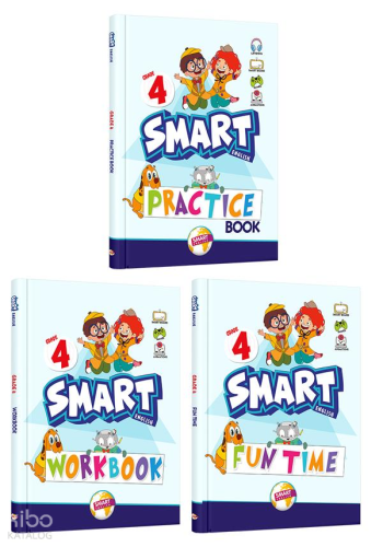 Smart English Grade 4 Practice Book + Workbook + FunTime Pack