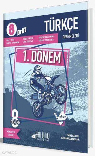 Son Viraj Yayınları 8. Sınıf 1. Dönem LGS Türkçe Drift 8 li Denemeleri Son Viraj 