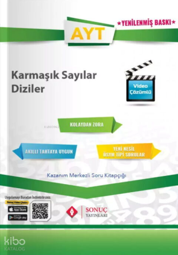 Sonuç Yayınları AYT Karmaşık Sayılar Diziler Soru Kitapçığı