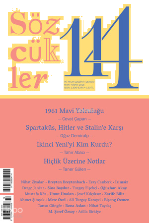 Sözcükler Dergisi 114.Sayı (Mart-Nisan 2025)