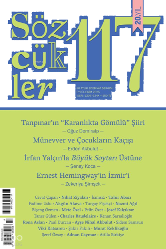 Sözcükler Dergisi 117. Sayı (Eylül-Ekim 2025)