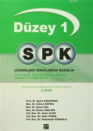 SPK Temel Düzey 1 Lisanslama Sınavlarına Hazırlık