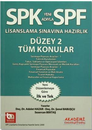 SPK Yeni Adıyla SPF Lisanslama Sınavlarına Hazırlık Düzey 2 Tüm Konular