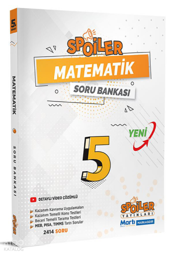 Spoiler 5. Sınıf Matematik Soru Bankası