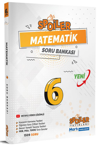 Spoiler 6. Sınıf Matematik Soru Bankası