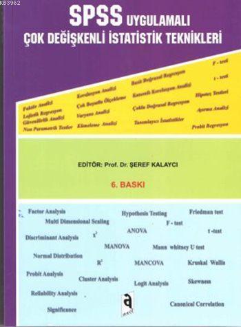 SPSS Uygulamalı Çok Değişkenli İstatistik Teknikleri
