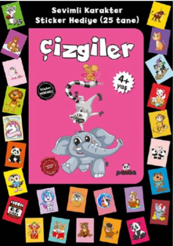 Stickerlı 4+ Yaş Çizgiler