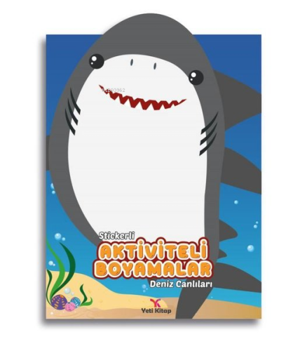 Stickerli Aktiviteli Boyamalar - Deniz Canlıları