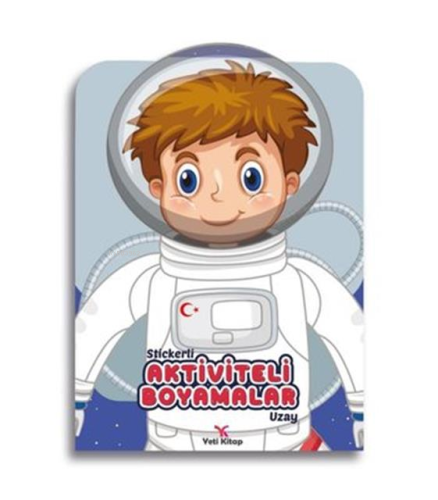 Stickerli Aktiviteli Boyamalar Uzay