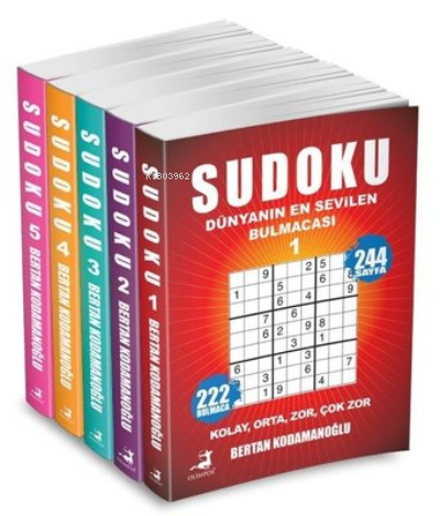Sudoku Seti - 5 Kitap Takım