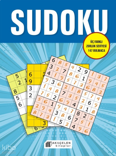 Sudoku – Üç Farklı Zorluk Seviyesi 147 Bulmaca