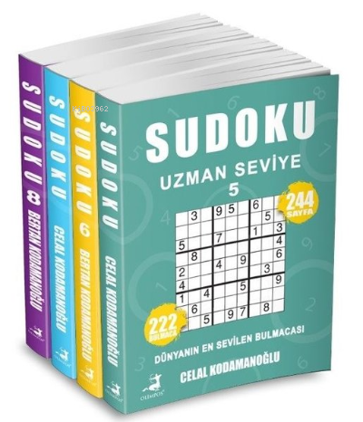 Sudoku Uzman Seviye Seti 2 - 4 Kitap Takım