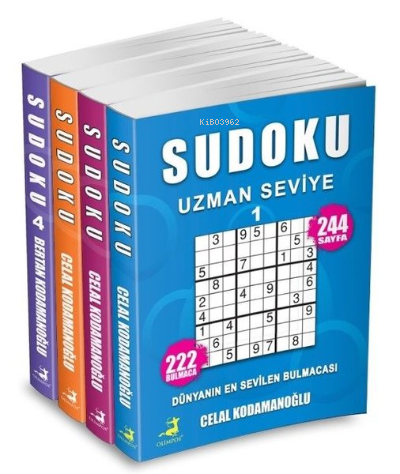 Sudoku Uzman Seviye Seti - 4 Kitap Takım