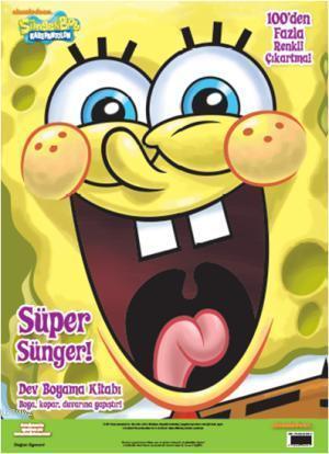 Sünger Bob - Dev Boyama Kitabı