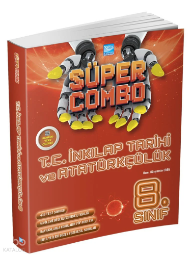 Süper Combo T.C. İnkılap Tarihi ve Atatürkçülük 8. Sınıf Soru Kitabı