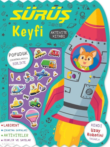 Sürüş Keyfi;Çıkartmalı Aktivite Kitabı
