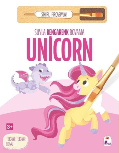 Suyla Rengarenk Boyama - Unicorn (Sihirli Fırçasıyla)