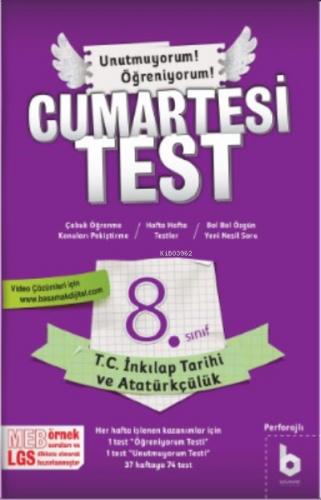 T.C. İnkılap Tarihi ve Atatürkçülük;Cumartesi Test