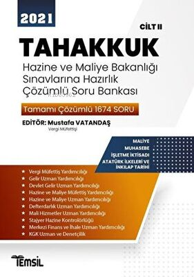 Tahakkuk Hazine ve Maliye Bakanlığı Sınavlarına Hazırlık CİLT II