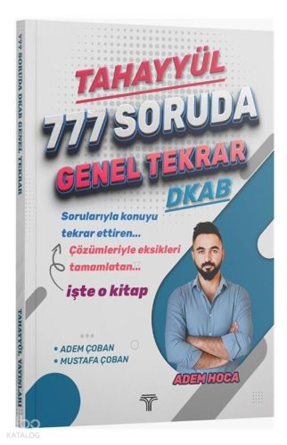 Tahayyül ÖABT MEB-AGS 777 Soruda Genel Tekrar Soru Bankası Çözümlü