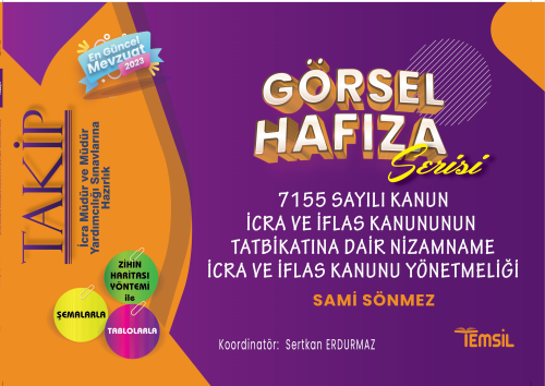 Takip - Görsel Hafıza Serisi 7155 Sayılı Kanun İcra Ve İflas Kanununun Tatbikatına Dair Nizamname İcra Ve İflas Kanun Yönetmeliği