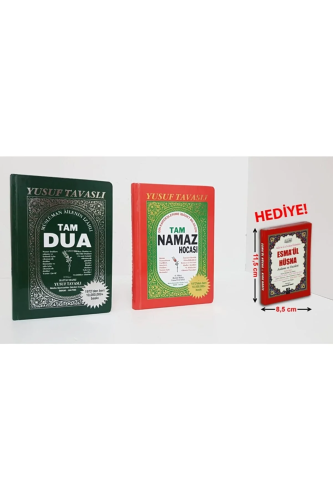 Tam Namaz & Tam Dua ( Ciltli ) - 2 Kitap Set Kutulu