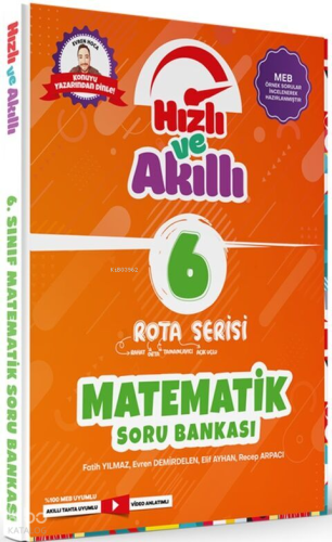 Tammat Yayıncılık 6. Sınıf Matematik Rota Serisi Hızlı ve Akıllı Soru 
