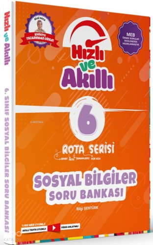 Tammat Yayıncılık 6. Sınıf Sosyal Bilgiler Rota Serisi Hızlı ve Akıllı Soru Bankası