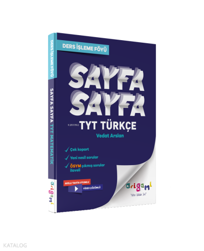 Tammat Yayıncılık TYT Türkçe Sayfa Sayfa Ders İşleme Föyü