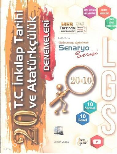 Tanım Yayınları 8. Sınıf LGS T.C. İnkılap Tarihi ve Atatürkçülük 20 Deneme - 2023
