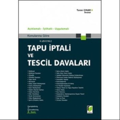 Tapu İptali ve Tescil Davaları