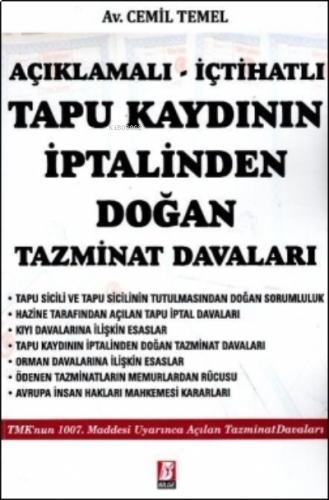 Tapu Kaydının İptalinden Doğan Tazminat Davaları